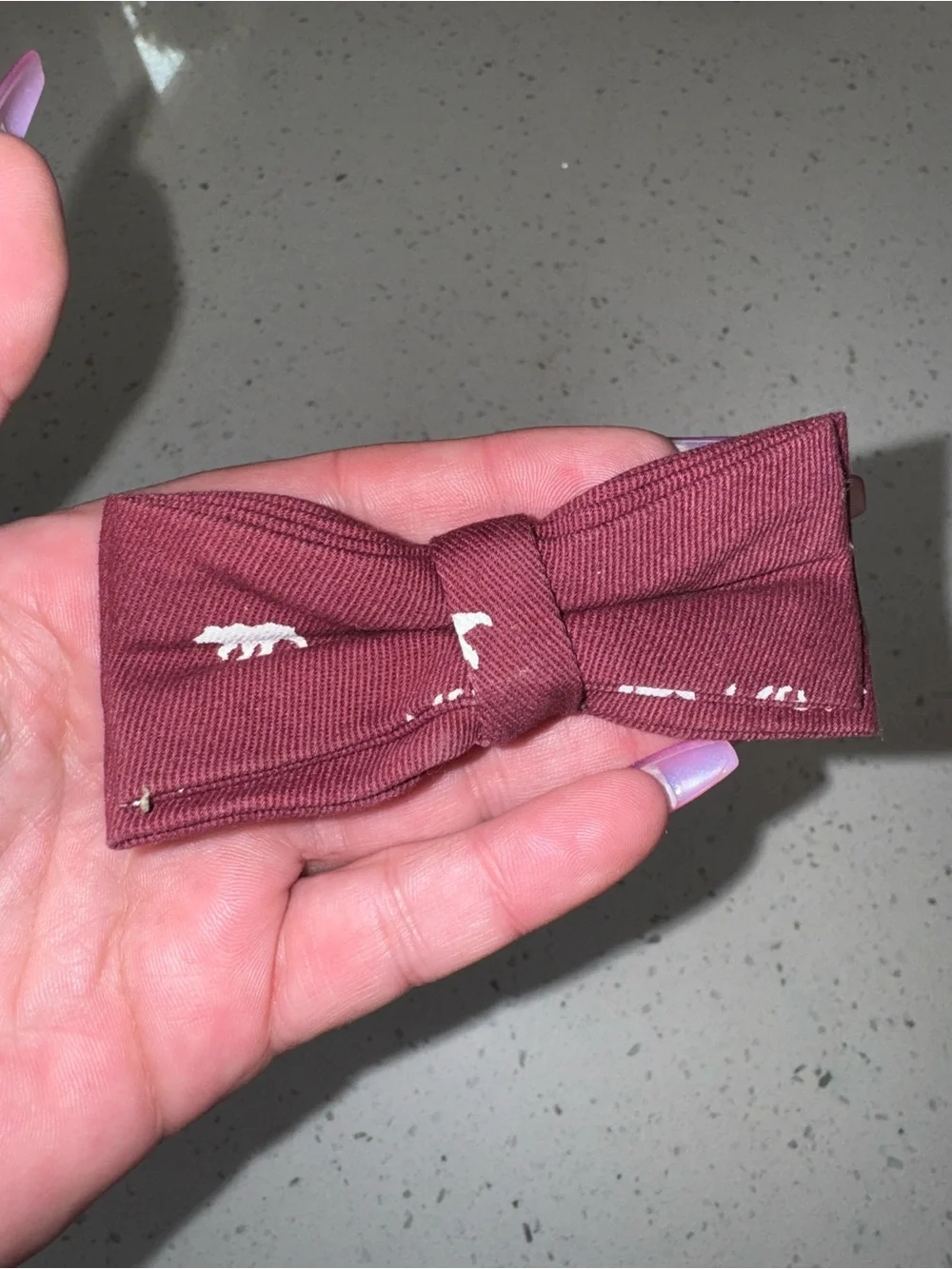 Boys Toddler Bow tie Set - Burgundy and Blue